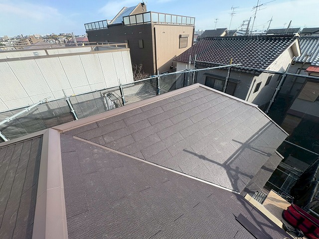 カラーベスト葺き完成